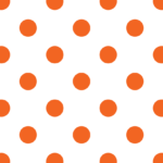 Orange Polka Dot